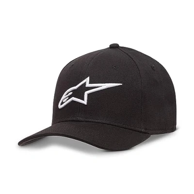 Afbeelding van Alpinestars Ageless Curve Hat zwart/wit