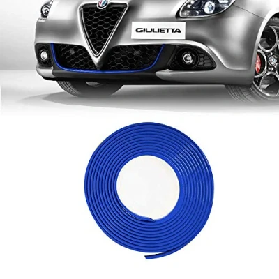 Afbeelding van Quattroerre Zelfklevend profiel voor Alfa Romeo Giulietta auto met 3M APT dubbele lijm, blauw
