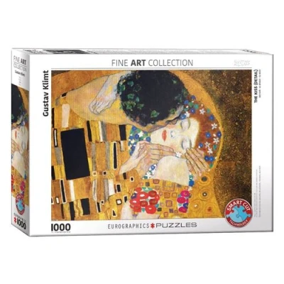 Image de Puzzle Eurographics Gustav Klimt : Le Baiser, 1000 pièces