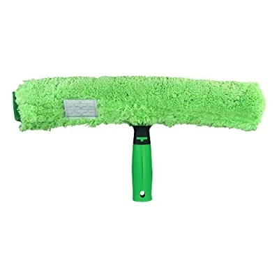 Afbeelding van UNGER MicroStrip 79020 Raamwasser, lengte 35 cm, microvezelovertrek met vuilpad voor hardnekkige vlekken, verwisselbaar door klittenband