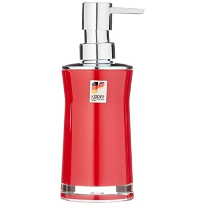 Image de Ridder 21035060 distrieur de savon disco synthétique rouge 65 x 19 cm
