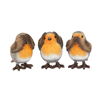 Afbeelding van Nemesis Now Figuur Three Wise Robins, 8 cm, bruin