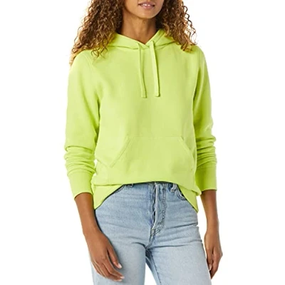 Image de Amazon Essentials Sweat à capuche en polaire (disponible grande taille) Women&#039;s, Vert Citron, XXL