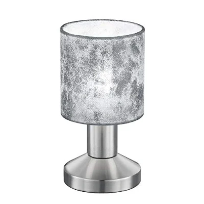 Image de Lampe garda nickel mat blanc 1x25w e14