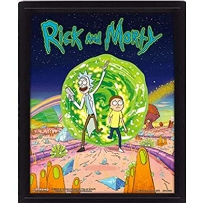 Afbeelding van Rick en Morthy 3D Lenticular Poster