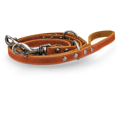 Afbeelding van Spotted Pro! Trainingslijn Leer Cognac 1,6x250cm