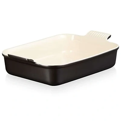 Afbeelding van Le Creuset Ovenschaal Rechthoekig Mat Zwart 32cm 3,1l