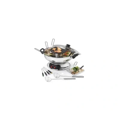 Image de Service à fondue 1950w 6 fourchettes Kitchen Chef KCPFONDASIA