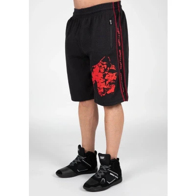 Afbeelding van Gorilla Wear OLD School Workout Shorts, Heren, Maat: S/M, Red
