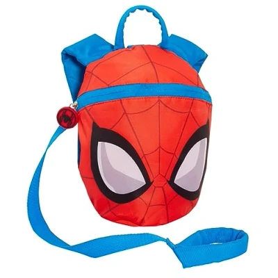 Afbeelding van SPIDER MAN Rugzak met teugels voor kinderen en peuters, afneembaar veiligheidsharnas, mini rugzak, Rood, één maat, Eén Popcultuur