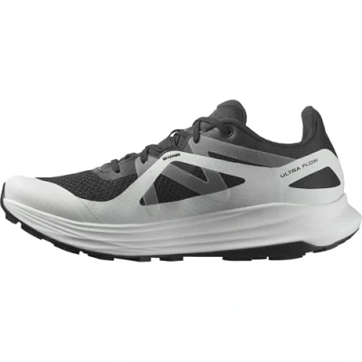 Afbeelding van Salomon Ultra FLOW Trail hardloopschoenen, Heren, Maat: 46, Black/glacier gray/quiet shade Textiel/ synthetisch