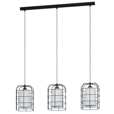 Afbeelding van EGLO Bittams Hanglamp E27 89 cm Zwart