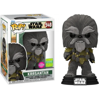 Afbeelding van Funko Pop! Star Wars Book Of Boba Fett Krrsantan #548 flocked summer convention 2022 exclusive [7.5/10]