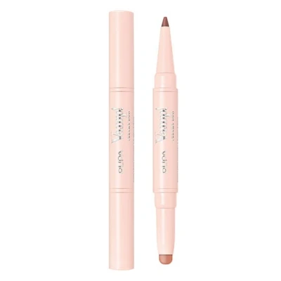 Afbeelding van Pupa Vamp! Creamy Duo Contouring Lip Pencil &amp; Shiny Lipstick Medium Nude 002