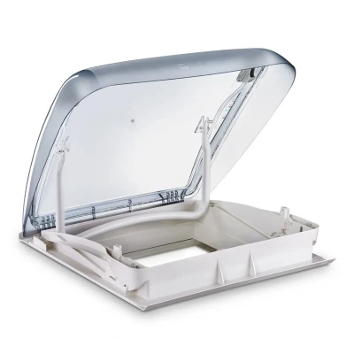 Afbeelding van Dometic Mini Heki Style Dakluik Met Permanente Ventilatie 43 60 Mm Transparant Dakluiken
