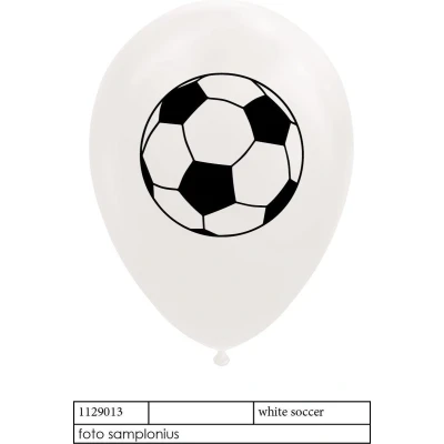 Afbeelding van Voetbal ballonnen Goal 30cm 8 stuks