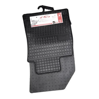 Afbeelding van FROGUM 0752 Vloermatset Rubber voor en achter 4 Zwart Op maat gemaakt RENAULT: Clio 3, Captur,