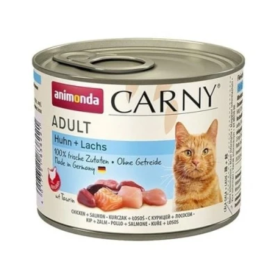 Afbeelding van 6x200g Adult Kip &amp; Zalm Animonda Carny Kattenvoer