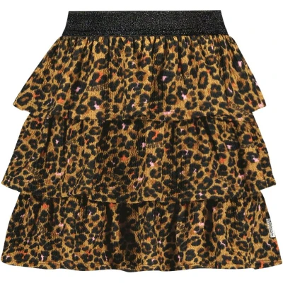 Afbeelding van Kinder Ruby Rok Panter Leopard pop Maat 116 B.Nosy