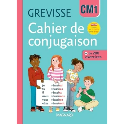 Afbeelding van CAHIER DE CONJUGAISON GREVISSE CM1