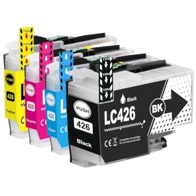 Afbeelding van LAIPENG LC426 LC 426 426VAL inktcartridge compatibel voor Brother MFC J4335DW J4340DW J4535DW J4540DW J4540DWXL printer 426BK 426C 426M 426Y (4 stuks)