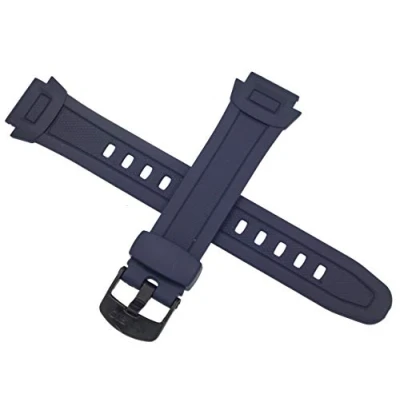 Afbeelding van Originele Casio horlogeband voor W 756 2AV W756 Blauw 10287401 armband, Riem