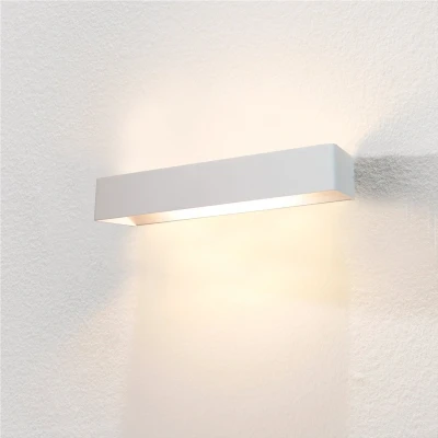 Afbeelding van Artdelight Wandlamp Mainz XL 50 x 7 cm wit