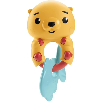 Afbeelding van Fisher Price Teething Time Otter, Jongen/meisje, 3 maand(en), Turkoois, Geel