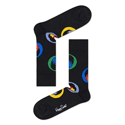 Afbeelding van Happy Socks sokken The Beatles bright spot zwart 41 46