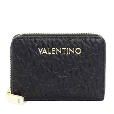 Afbeelding van VALENTINO portemonnee Falak Re Zip Around Wallet Nero zwart