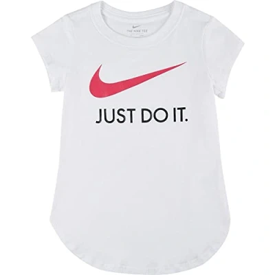 Afbeelding van Nike T shirt voor meisjes, wit, 36F245001, Wit.