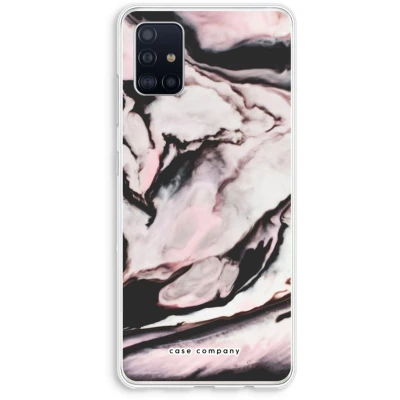 Afbeelding van Case Company® hoesje geschikt voor Samsung Galaxy A51 4G Roze stroom Soft Cover Telefoonhoesje Bescherming aan alle Kanten en Schermrand