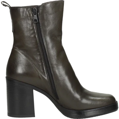 Afbeelding van MJUS Korte laarzen, Dames, Maat: 39, Black Leer