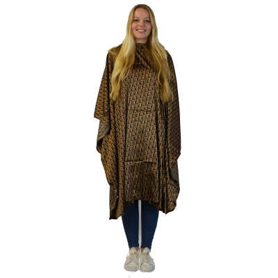 Afbeelding van Nebur Kapmantel Maxi Deluxe Zwart/Goud