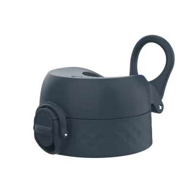 Afbeelding van ION8 OneTouch 2.0 lekvrij deksel voor drinkflessen 750 ml, 920 1000 1200 vervanging, groot, kunststof, marineblauw