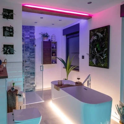 Afbeelding van Briloner Leuchten LED Stripe buiten RGB kleur verandering dimbar 10 meter afstandsbediening IP44 30W