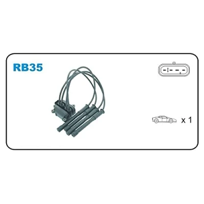Afbeelding van JANMOR RB35 Bobine RENAULT: Kangoo I, TWINGO 1, CLIO 3
