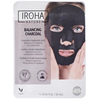 Afbeelding van Gezichtsreiniger Detox Charcoal Black Iroha