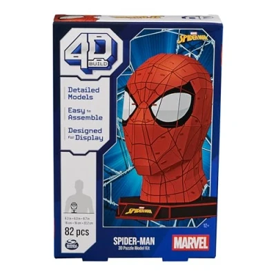 Afbeelding van University Games U08654 Spiderman 3D puzzel, rood, eenheidsmaat