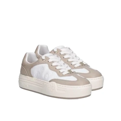 Afbeelding van Guess Swole Sneakers laag, Dames, Maat: 41, Beige Textiel/ synthetisch