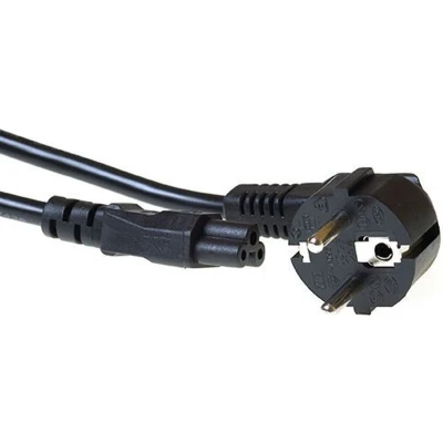 Afbeelding van ACT AK5189 230V Stroomkabel Randaarde Stekker CEE7/7 C5 Zwart 10 meter