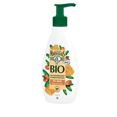 Afbeelding van Le Petit Marseillais 48H Hydraterende Voedende Melk Biologische Arganhoning 250 ml