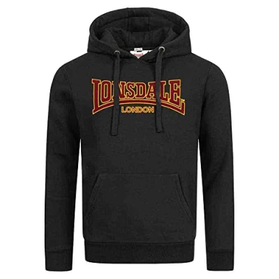 Afbeelding van Lonsdale Hoodie Hooded Classic Ll002 Kapuzensweatshirt schmale Passform Black 3XL
