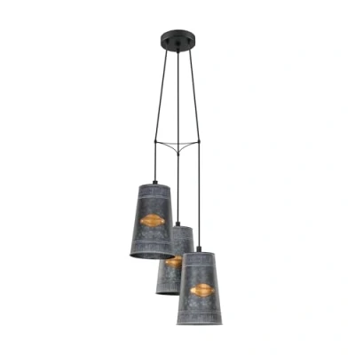 Afbeelding van EGLO Honeybourne Hanglamp E27 Staal Zwart;Goud