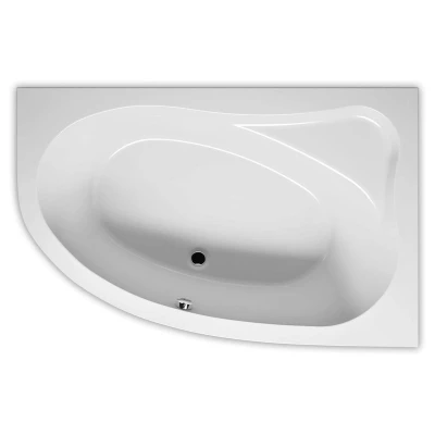 Afbeelding van RIHO Lyra ligbad 140x90cm Hoekopstelling Rechts Wit glans