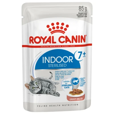 Afbeelding van Royal Canin Indoor 7+ In Gravy Kattenvoer 12x85 g