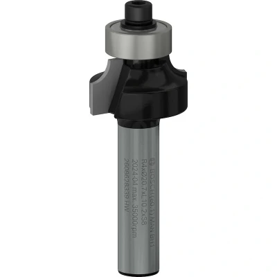 Image de BOSCH 2608628339 fraise à profil arrondi 8 mm, R1 4 L 10,5 G 53 mm