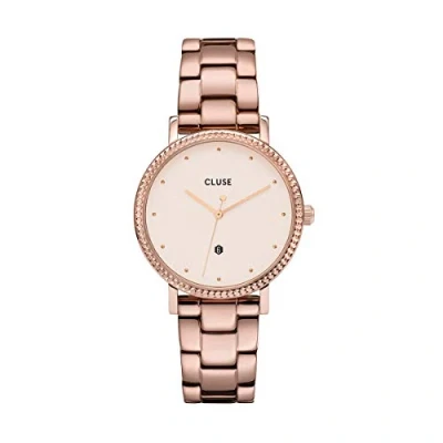 Afbeelding van CLUSE CW0101209009 Dameshorloge, analoog, kwarts, met roestvrijstalen armband, roségoud, Rose goud, Armband