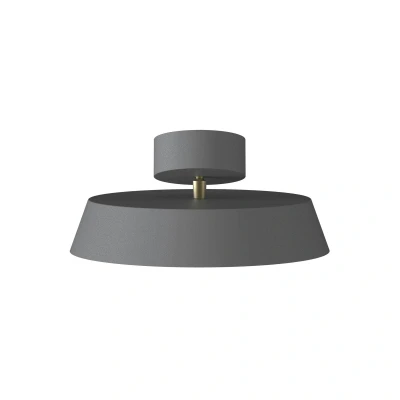 Afbeelding van Plafondlamp Kaito 2 Dim, grijs, Ø 30 cm, dimbaar