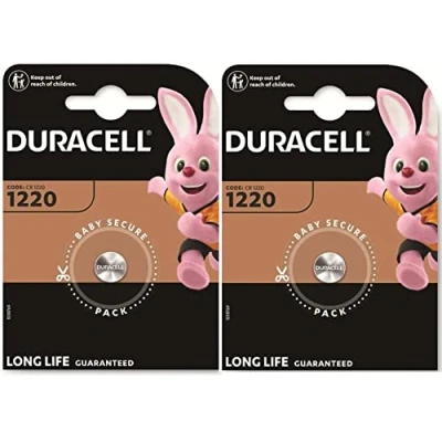 Afbeelding van 2 x Duracell 1220 (2 1 batterij), batterijen (CR1220)